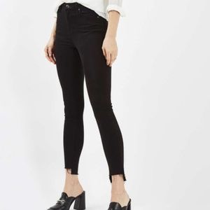 Topshop Jamie Jeans 30 x 32 Raw Hem High Rise